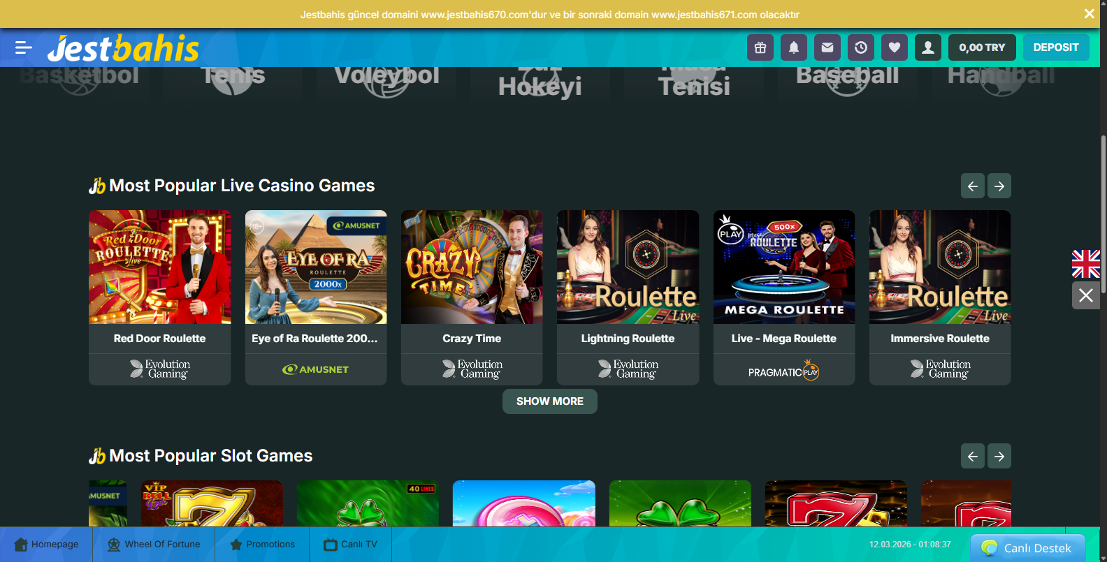 Jestbahis Canlı Casino Baccarat Oyna